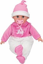 babypop Laura Bedtime met speen meisjes 38 cm roze