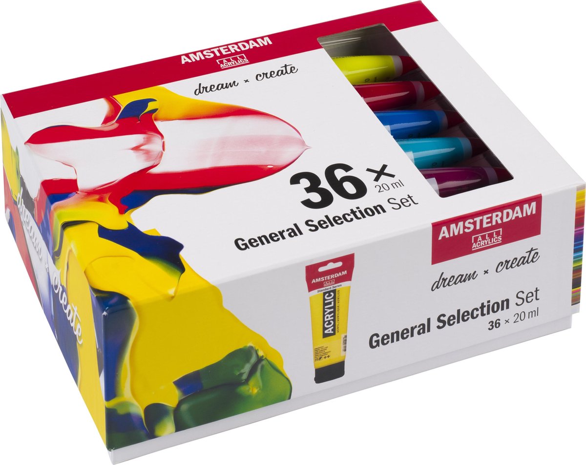 Amsterdam Standard Series acrylverf algemene selectie set | 36 × 20 ml — afbeelding 7
