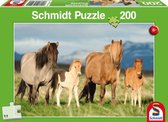 legpuzzel Paardenfamilie junior karton 200 stukjes