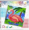 Pixelhobby Complete Pixel Set Flamingo 12 x 12 cm