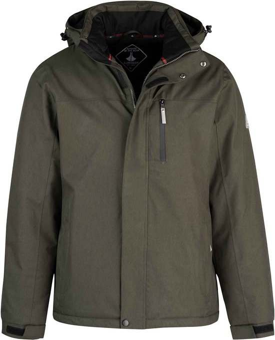BJØRNSON Kick Raincoat / Winter Jacket Men - Imperméable - Taille XL - Rosin green