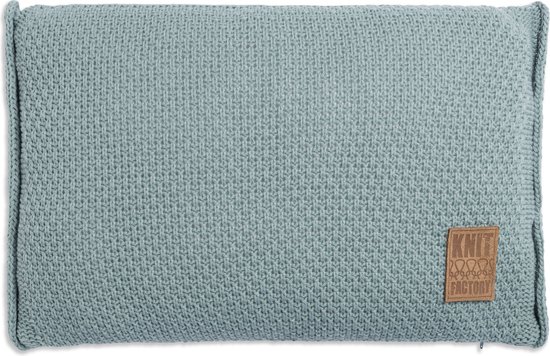 Knitfactory Jesse - Coussin - 60x40 Stone Green