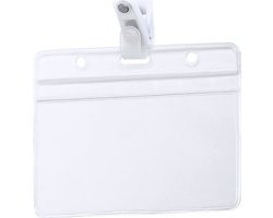 badgehouder met clip - 11,5 x 9,2 cm