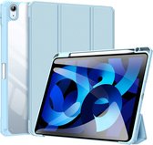 Dux Ducis Tablet Hoes Geschikt voor iPad Air 5 (2022) / iPad Air 4 (2020) - Dux Ducis Toby Bookcase - Blauw