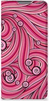 Coque pour téléphone portable Xiaomi 12 Pro Photo Case design Swirl Pink