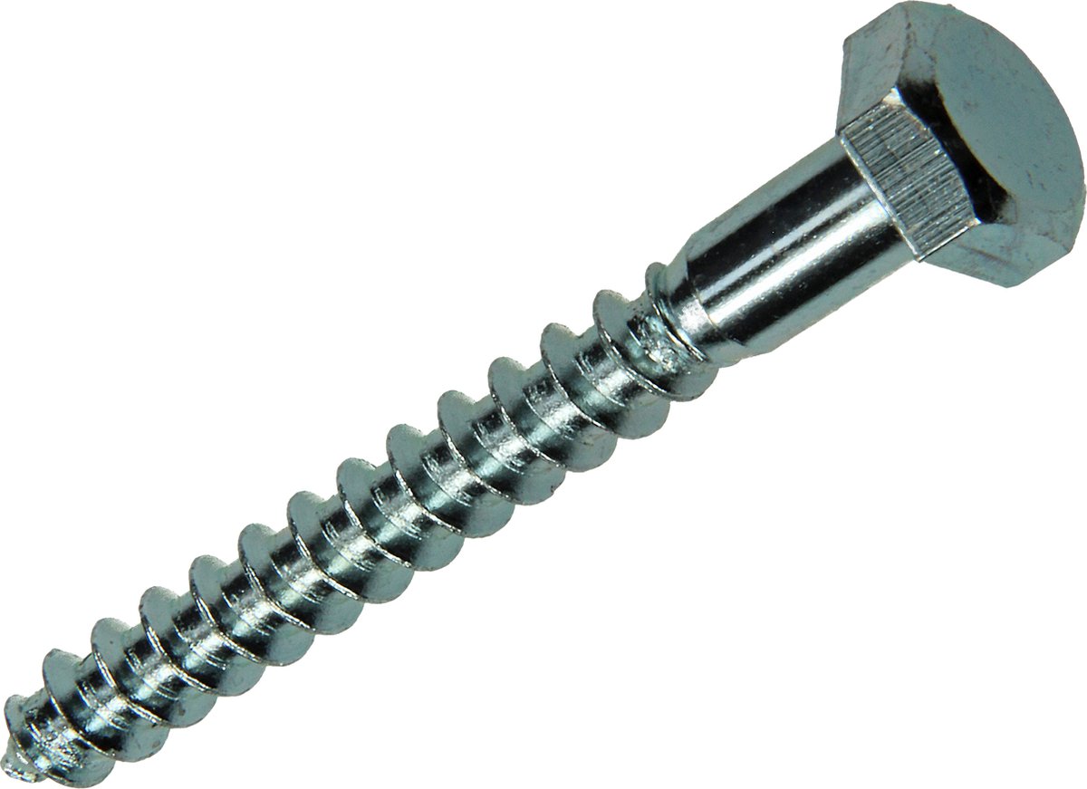 Mack Houtdraadbout 15 stuks M6 x 25 mm