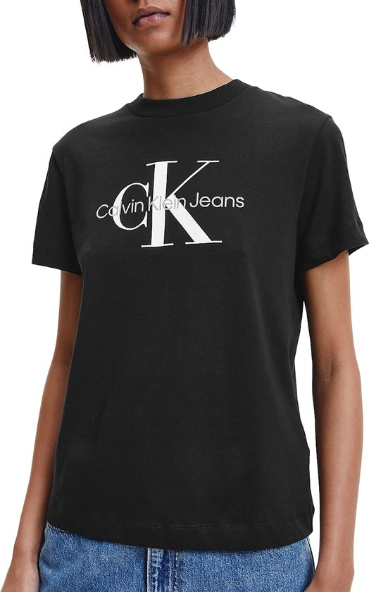 Calvin Klein Core Monogram T shirt Vrouwen Maat S bol