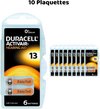 Duracell 13 - PR48 Activair EasyTab - 10 pakjes - 60 batteries