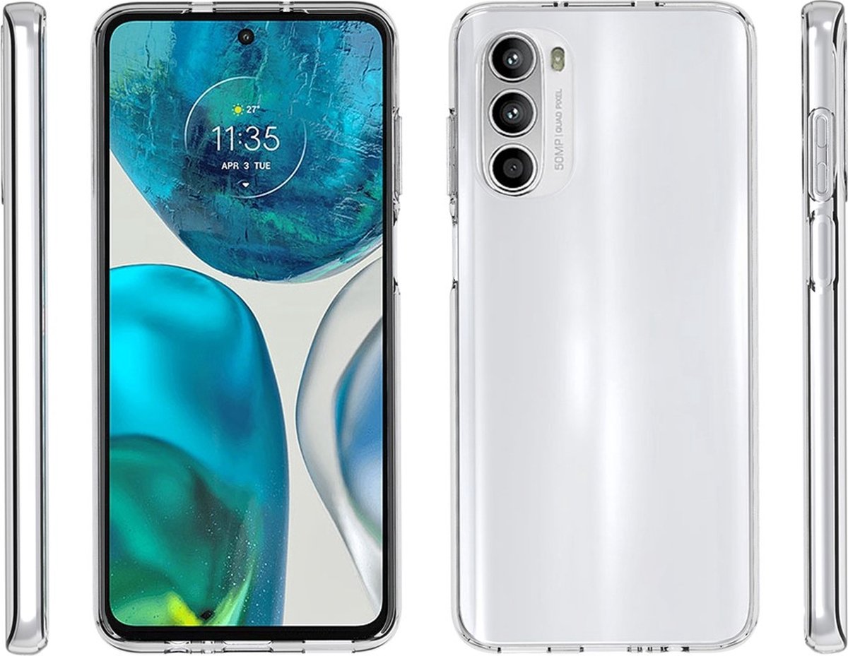 TPU Hoesje Motorola Moto G52/G82 Siliconen Back Cover Transparant