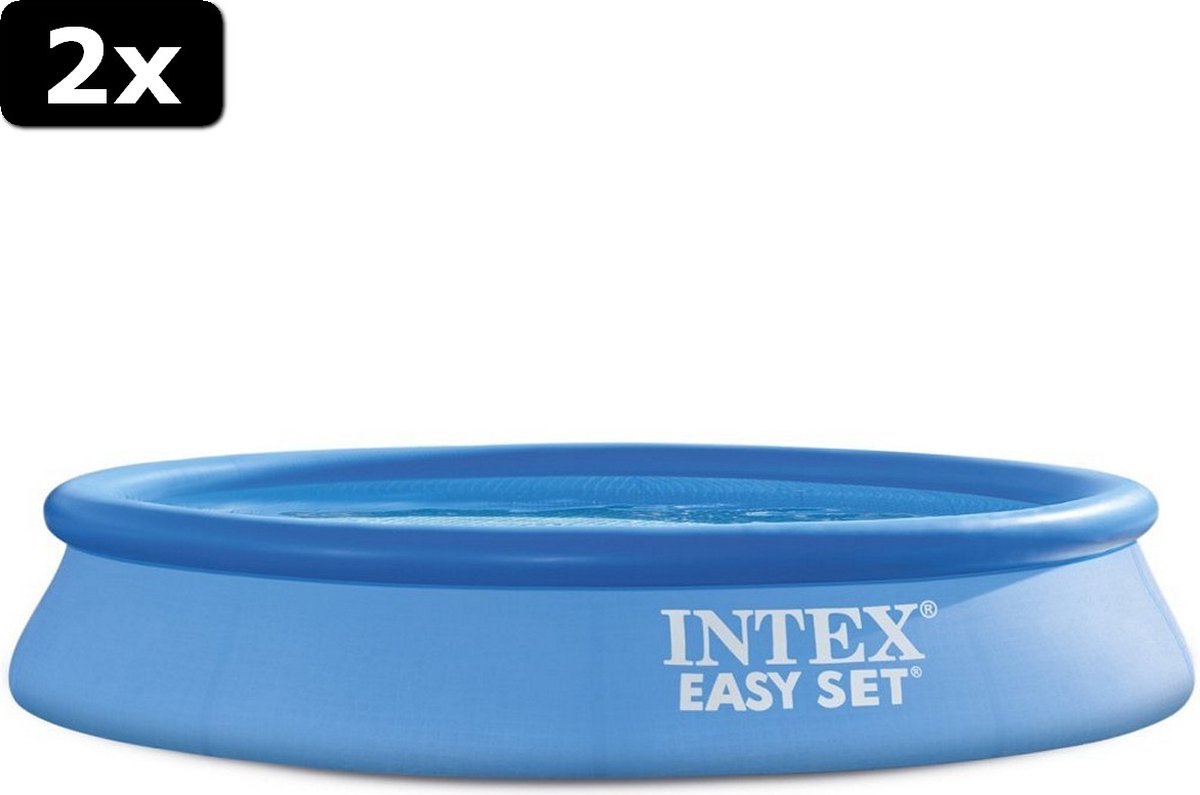 2x Intex 28116NP Easy Set Zwembad 305x61 cm