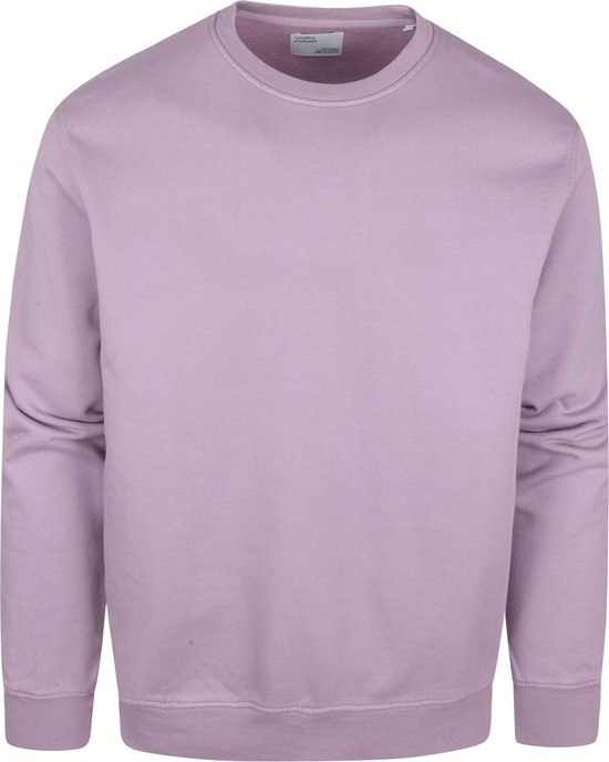 Colorful Standard - Sweater Organic Paars - Heren - Maat XXL - Regular-fit