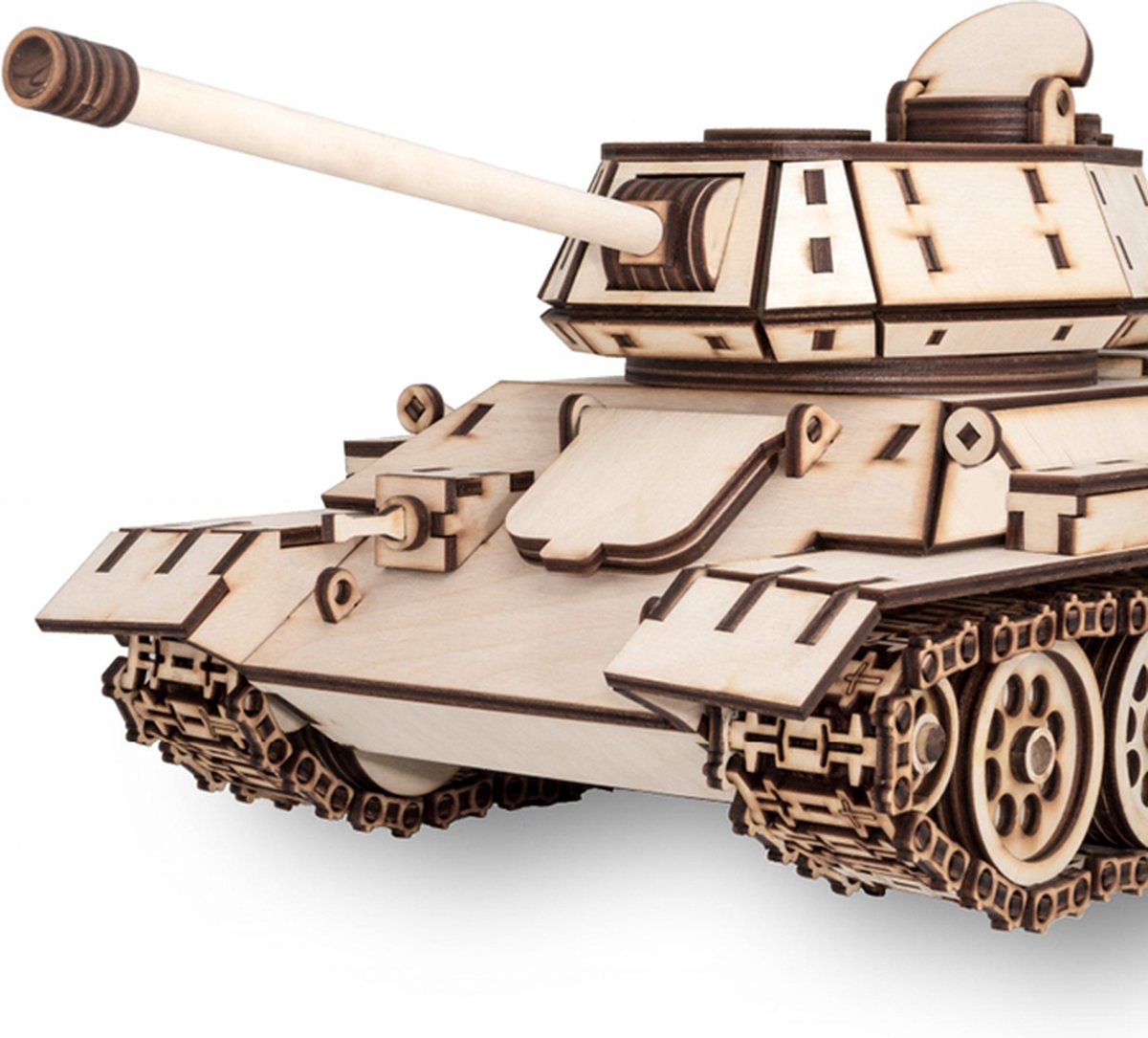 Eco-Wood-Art Tank T-34 - Houten Modelbouw | bol