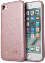 Coque en TPU pour iPhone SE (2020) / 8/7 / 6s / 6 - Guess - Or rose - Cuir artificiel