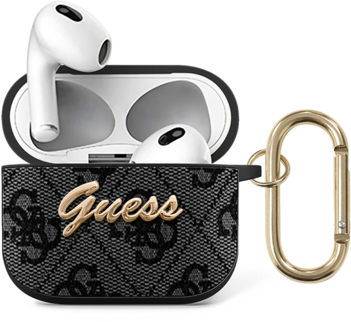 Guess 4G Script Logo AirPods 3 Case - Grey