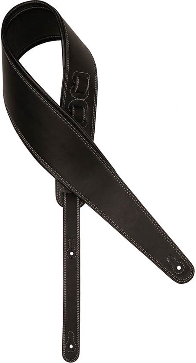 Gaucho GST-294-BK gitaarband, 4 inch breed, zwart