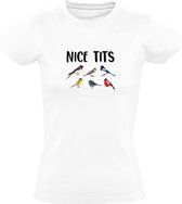 T-shirt Nice Seins Beaux Vogels | oiseau | Chemise | oiseau | Mésange | Moppe | Blague
