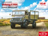 1:35 ICM 35135 Unimog S404 German Military Truck Plastic Modelbouwpakket
