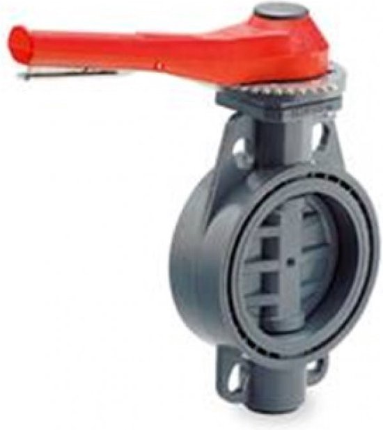 PVC vlinderklep EPDM Ø160mm PN6