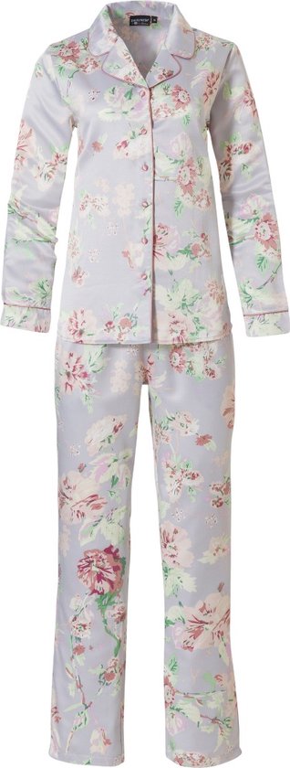 Pastunette dames Pyjama Satijn - Pastel flower - 48