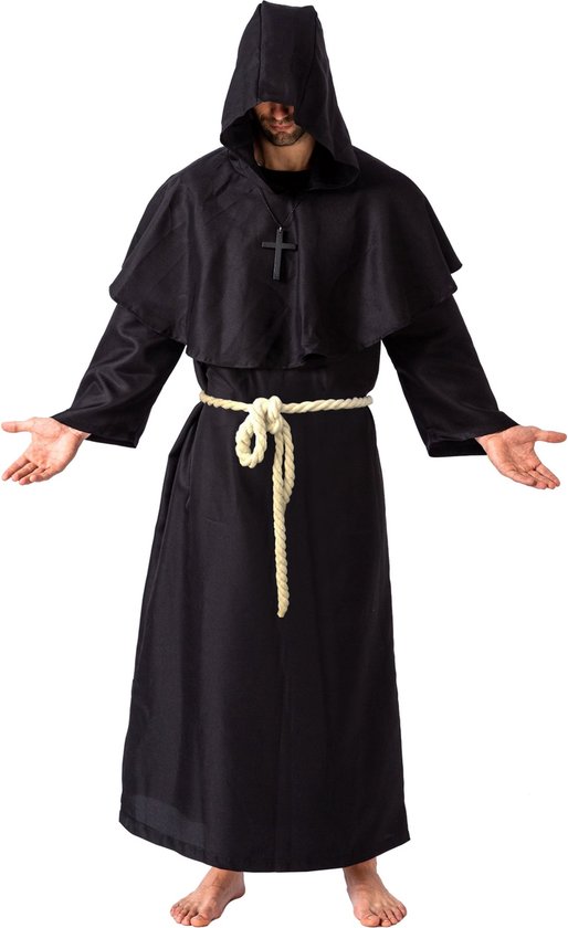 Halloween Black Monk verkleedkostuum