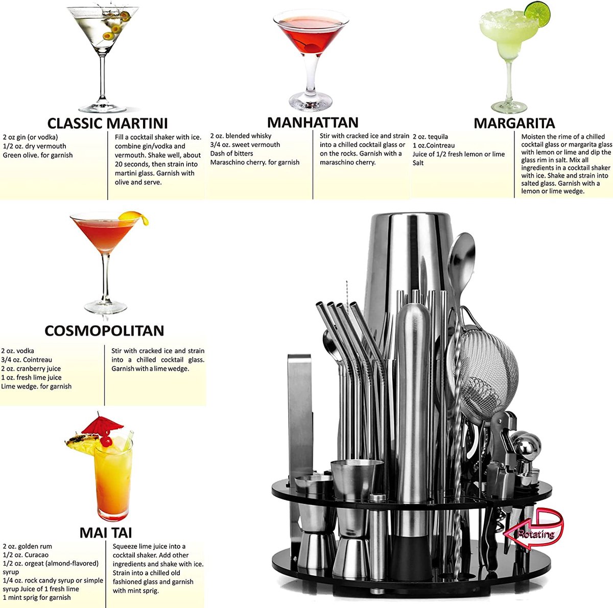 Le fabricant de cocktails professionnel Bartesian