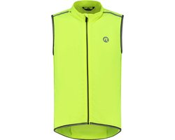 Rogelli Core Mouwloos Fietsjack Heren - Windstopper - Windvest Wielrennen - Fluor - Maat L