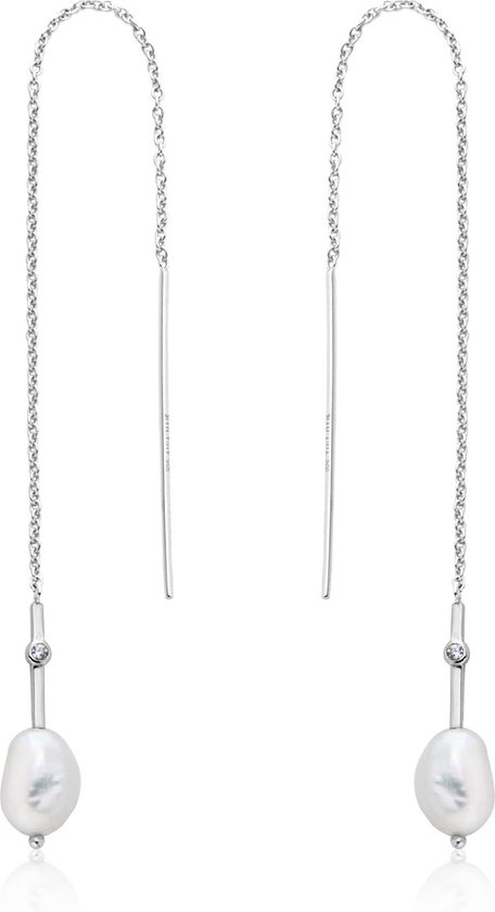 Jo Wisdom Boucles D'Oreilles Infini Argent 925-1000 Dormeuse Avec Aaa Oxyde De Zirconium Femme