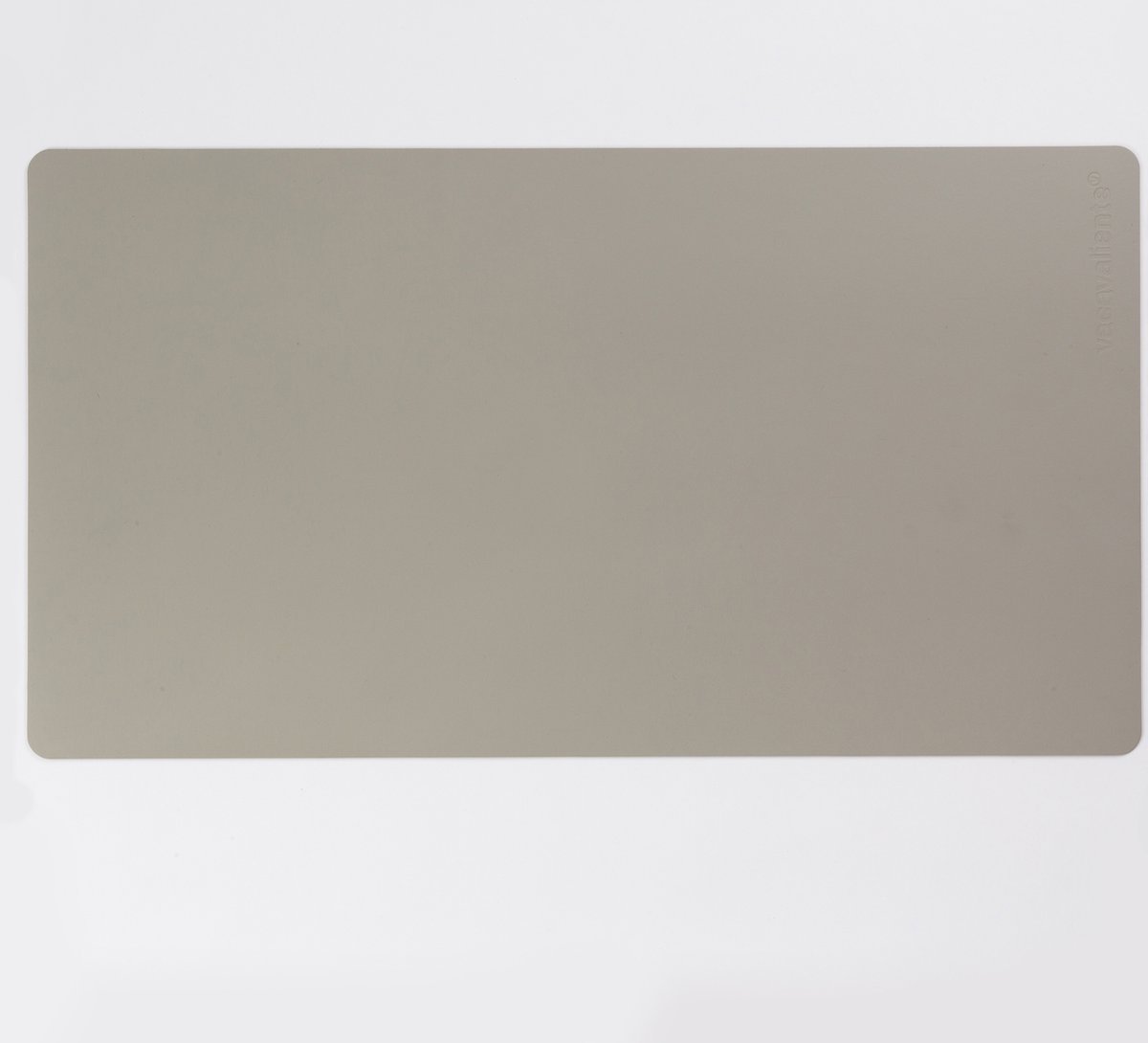 Vacavaliente - Ruca Bureau-onderlegger 39 x 65 cm - Gerecycled Leer - Grijs -