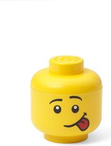 Opbergdoos LEGO-hoofd Silly, Geel - Polypropyleen - LEGO
