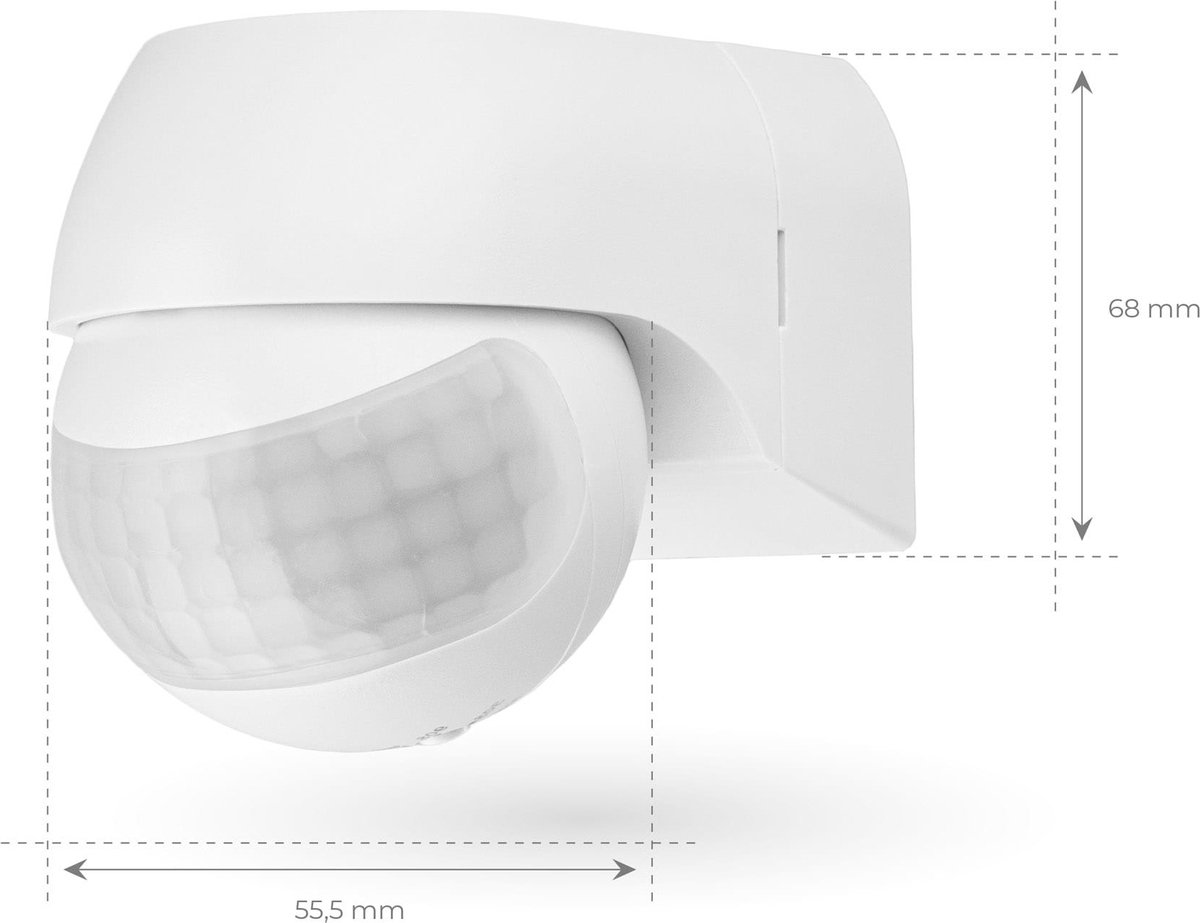 Buitenwandlamp met bewegingssensor Laterna bruin