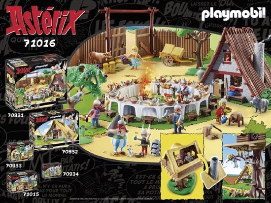 Playmobil Astérix le banquet du village 70931 