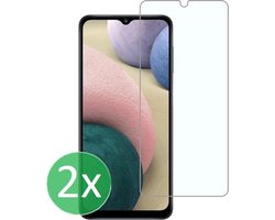 2x Screenprotector Tempered Glass Glazen Gehard Screen Protector 2.5D 9H (0.3mm) - Glasplaatje Geschikt voor: Samsung Galaxy A12 5G / A32 5G / A22 5G / A13 4G & 5G / A23 4G & 5G / A04s / M23 - Glas - bescherm - beschermglas - ZT Accessoires