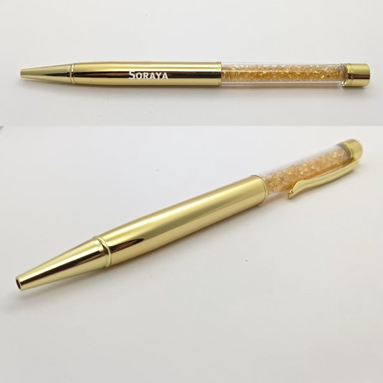 Stylo Avec Diamants Et Gravure De Nom - Soraya