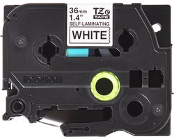 Labeltape zelflaminerend Brother TZe, TZ TZESL261 Tapekleur: Wit Tekstkleur:Zwart 36 mm 8 m