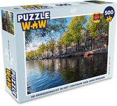 Puzzel De Prinsengracht in het centrum van Amsterdam - Legpuzzel - Puzzel 500 stukjes