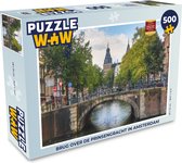 Puzzel Brug over de Prinsengracht in Amsterdam - Legpuzzel - Puzzel 500 stukjes