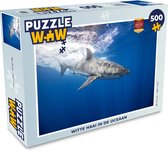 Puzzel Haai - Zee - Water - Legpuzzel - Puzzel 500 stukjes