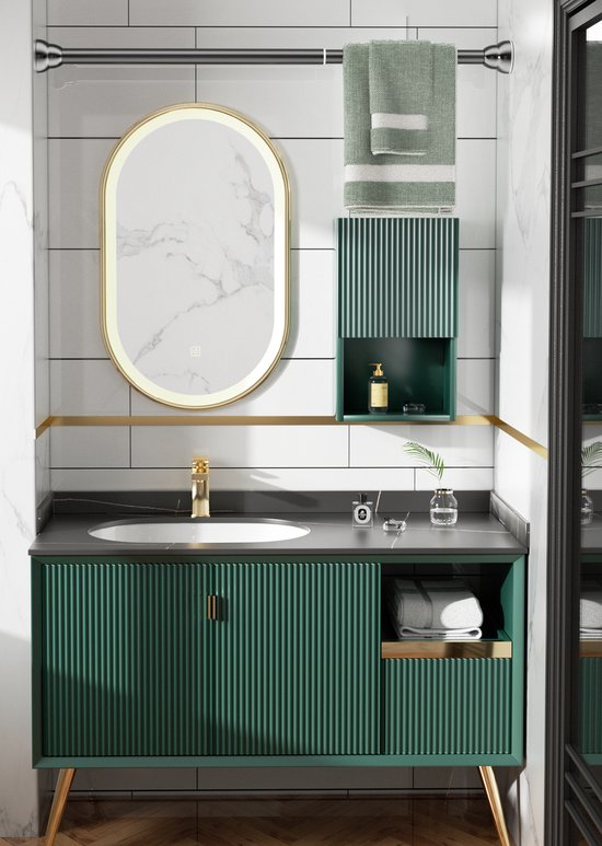 PLAY IT Tringle à Rideau Extensible - 125-220cm - Tringle à Rideau Autocollante - Rideaux - Zwart