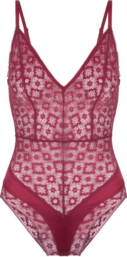 LingaDore Body - 6814L - Earth red - M