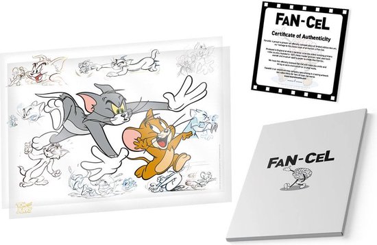 Tom & Jerry Kunstdruk Limited Edition Fan-Cel 36 x 28 cm