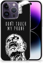 Back Case TPU Siliconen Hoesje Geschikt voor iPhone 14 Pro Smartphone hoesje Super als Cadeautjes voor Hem Zombie