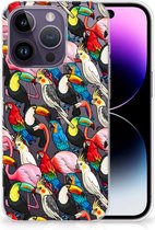 Leuk TPU Backcase Geschikt voor iPhone 14 Pro Telefoon Hoesje Birds