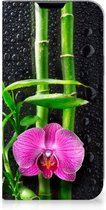 Hoesje iPhone 14 Plus Wallet Bookcase Orchidee