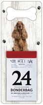 Scheurkalender 2024 Hond: Engelse Cocker