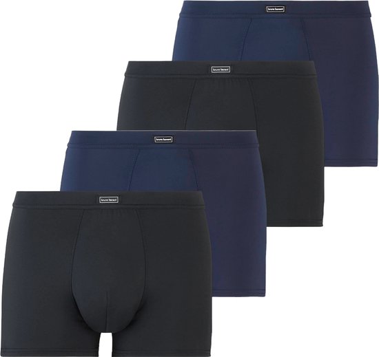Bruno Banani Lot de 4 shorts / pantalons rétro homme Micro Simply