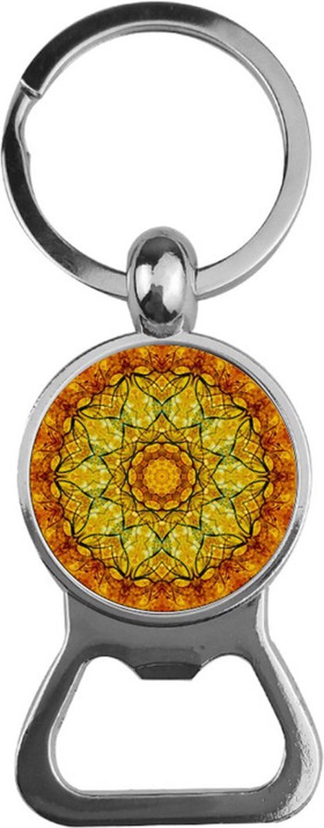 Bieropener Glas - Mandala