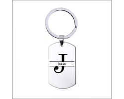Sleutelhanger RVS Met Naam -  Jelle