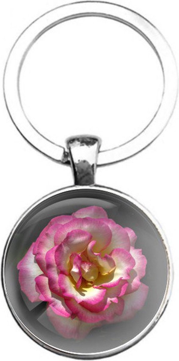 Sleutelhanger Glas - Bloem