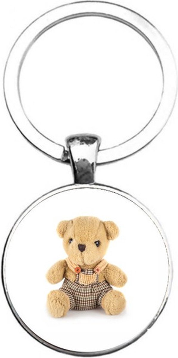 Sleutelhanger Glas - Teddybeer