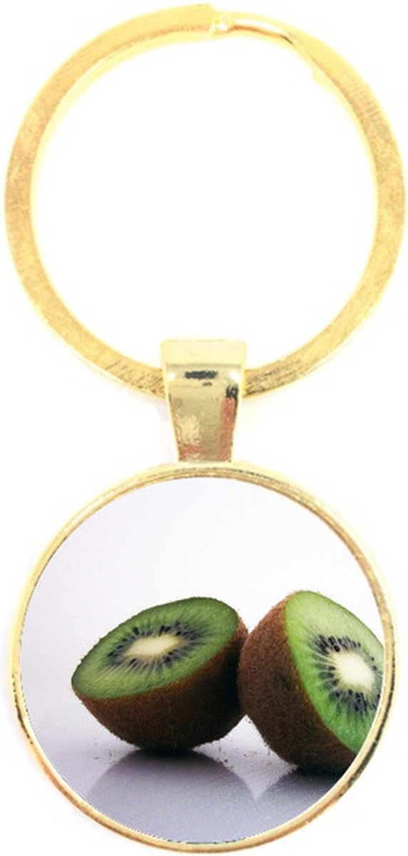 Sleutelhanger Glas - Kiwi